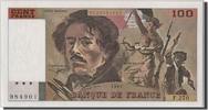 France 100 Francs Banknote, 100 F 1978-1995 ''Delacroix'' -