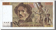 France 100 Francs Banknote, 100 F 1978-1995 ''Delacroix'' -