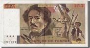 France 100 Francs Banknote, 100 F 1978-1995 ''Delacroix'' -