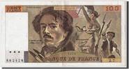 France 100 Francs Banknote, 100 F 1978-1995 ''Delacroix'' -