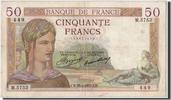 France 50 Francs Banknote, 50 F 1934-1940 ''Cérès'', 1937-02-25 -