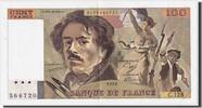 France 100 Francs Banknote, 100 F 1978-1995 ''Delacroix'' -