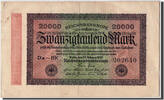 Germany 20,000 Mark Banknote, 1923-02-20 -