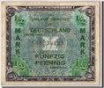 Germany 1/2 Mark Banknote, Undated, KM:191a -