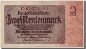 Germany 2 Rentenmark 1937 Banknote, 1937-01-30, KM:174b EF(40-45)