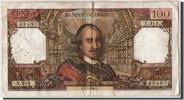 France 100 Francs Banknote, 100 F 1964-1979 ''Corneille'', 1968-03-07 -