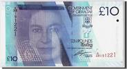 Gibraltar 10 Pounds Banknote, 2010-01-01, KM:36 -