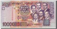 Ghana 10,000 Cedis Banknote, 2002-09-02, KM:35a -