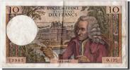 France 10 Francs Banknote, 10 F 1963-1973 ''Voltaire'', 1965-08-01 -