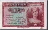 Spain 10 Pesetas Banknote, KM:86a -