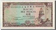 Macau 10 Patacas Banknote, 1984-05-12, KM:59e -