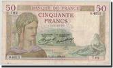 France 50 Francs Banknote, 50 F 1934-1940 ''Cérès'', 1936-05-28 -