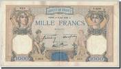 France 1000 Francs Banknote, 1 000 F 1927-1940 ''Cérès et Mercure'' -