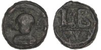 12 Nummi Coin, Heraclius 610-641, Alexandria, Copper, Sear:855 -