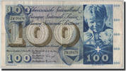 Switzerland 100 Franken Banknote, 1956-10-25, KM:49a -