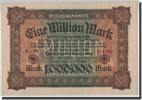 1 Million Mark 1923 Deutschland Geldschein, 1923-02-20, KM:86a, SS SS