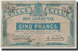 France 5 Francs Banknote, Pirot:59-1602, Lille -