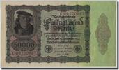 50,000 Mark 1922 Deutschland Geldschein, 1922-11-19, KM:80, SS SS