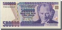 Turkey 500,000 Lira Banknote, KM:208 -