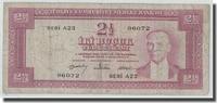 Turkey 2 1/2 Lira Banknote, 1960-02-15, KM:153a -