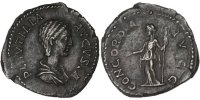 Denarius Coin, Plautilla, Roma, Silver -