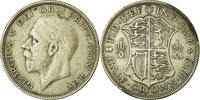 Great Britain 1/2 Crown Coin, George V, Silver, KM:835 -