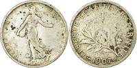 France Franc Coin, Semeuse, Paris, Silver, KM:844.1 -