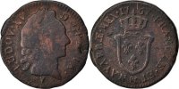 France Sol Coin, Louis XV, Sol d'Aix, Aix, Copper, KM:542 -