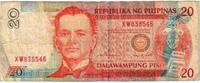 Philippines 20 Piso Banknote, KM:170e -
