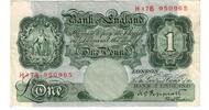 Great Britain 1 Pound Banknote, KM:363c -