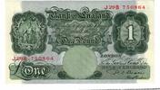 1 Pound 1949-1955 Großbritannien Geldschein, KM:369b, UNZ UNZ