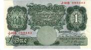 Great Britain 1 Pound Banknote, KM:369b -