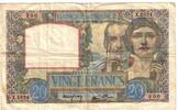 France 20 Francs Science et Travail, X.2624, Fayette:12.11 -