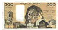 France 500 Francs Pascal, N.75, Fayette:71.17, KM:156d -