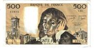 France 500 Francs Pascal, Z.81, Fayette:71.17, KM:156d -