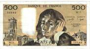 France 500 Francs Pascal, W.75, Fayette:71.17, KM:156d -