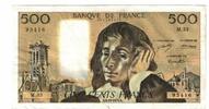 France 500 Francs Pascal, M.33, Fayette:71.10, KM:156b -