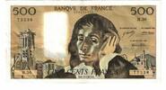 France 500 Francs Pascal, H.36, Fayette:71.10, KM:156b -