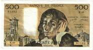 France 500 Francs Pascal, K.40, Fayette:71.10, KM:156b -