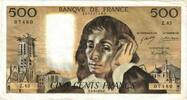 France 500 Francs Pascal, Z.43, Fayette:71.11, KM:156b -