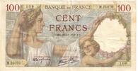 France 100 Francs Sully, M.25070, Fayette:26.59, KM:94 -