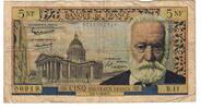 France 5 Nouveaux Francs Victor Hugo, B.11, Fayette:56.02 -