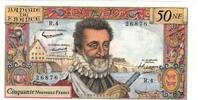 France 50 Nouveaux Francs 1959 Henri IV, R.4, Fayette:58.1 UNC(65-70)