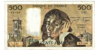 France 500 Francs Pascal, Z.51, Fayette:71.13, KM:156c -