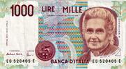 Italy 1000 Lire Banknote, Undated (1990), KM:114c -