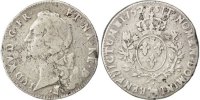 France Ecu Coin, Louis XV, Écu de Béarn au bandeau, Pau -
