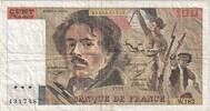 France 100 Francs Delacroix, W.182, Fayette:69bis.3b2 -
