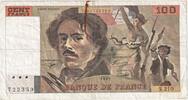 France 100 Francs Delacroix, S.210, Fayette:69bis.05, KM:154g -