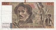 France 100 Francs Delacroix, C.228, Fayette:69bis.8, KM:154g -