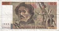 France 100 Francs Delacroix, B.245, Fayette:69bis.8, KM:154g -